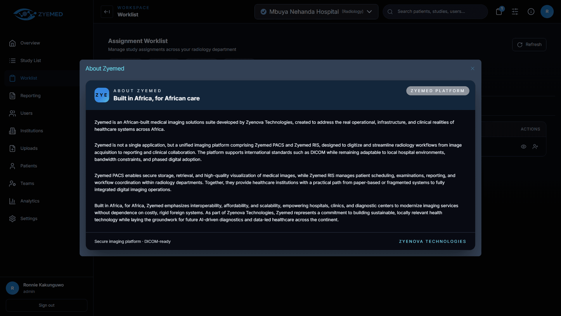 Zyemed Platform - About